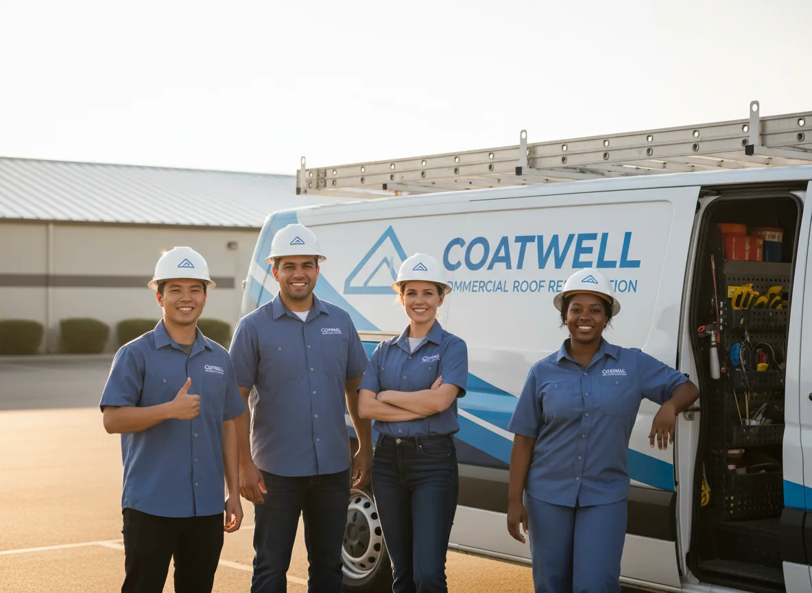 Commercial roof coating company in Helvetia, WV